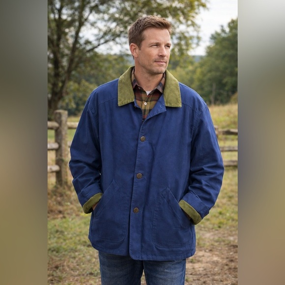 Lifes adventures dash Other - VTG Dash Men’s Heritage Blue L Plaid Flannel Lined Barn Chore Coat Size Large L
